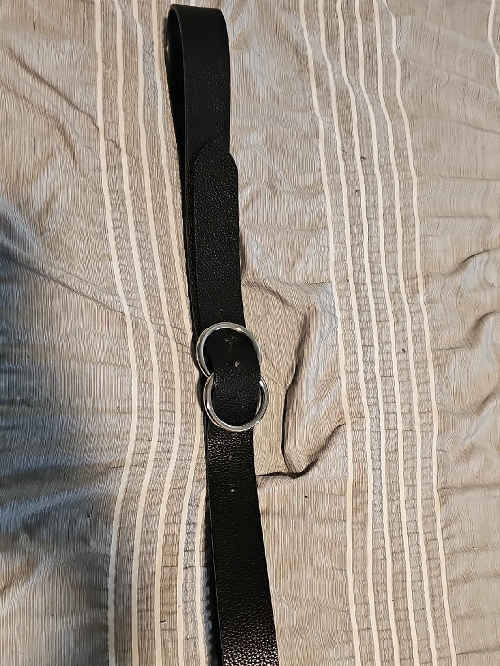 torrid Black Double O-Ring Faux Leather Belt